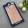 قاب گوشی Galaxy A30S - A50S - A50 سامسونگ نگین دار سواروسکی SWAROVSKI پلاک فلزی نارنجی کد 161349