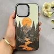 قاب گوشی iPhone 14 Pro Max آیفون اورجینال SO COOL دور مات سوکول اسپرت Sport طرح کوه North کد 157366
