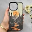قاب گوشی iPhone 15 Pro Max آیفون اورجینال SO COOL دور مات سوکول اسپرت Sport طرح کوه North کد 157367