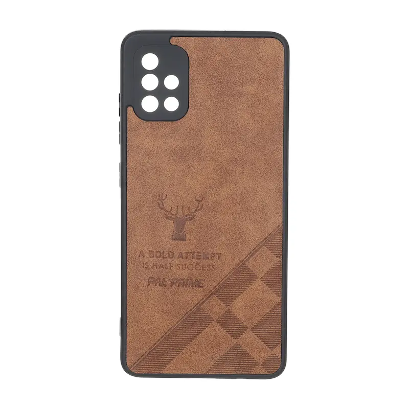 قاب گوشی Galaxy A51 سامسونگ چرمی ساده ژله ای محافظ لنزدار PAL Prime کد E1-159525