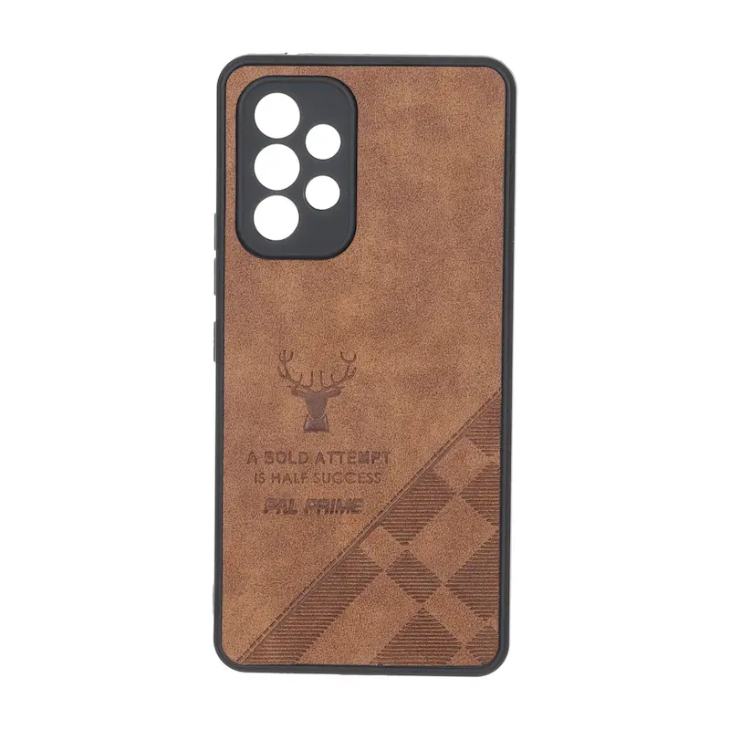 قاب گوشی Galaxy A53 سامسونگ چرمی ساده ژله ای محافظ لنزدار PAL Prime کد 159528