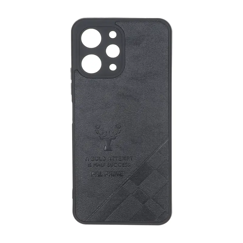 قاب گوشی Redmi 12 - Poco M6 Pro 5G شیائومی چرمی ساده ژله ای محافظ لنزدار PAL Prime کد 159581