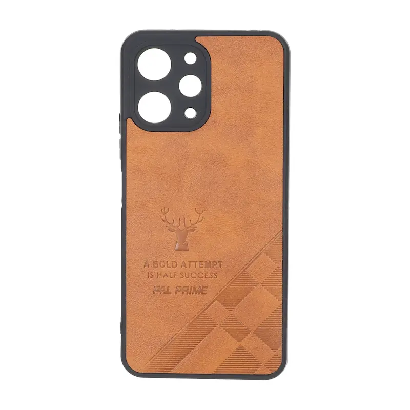 قاب گوشی Redmi 12 - Poco M6 Pro 5G شیائومی چرمی ساده ژله ای محافظ لنزدار PAL Prime کد 159584