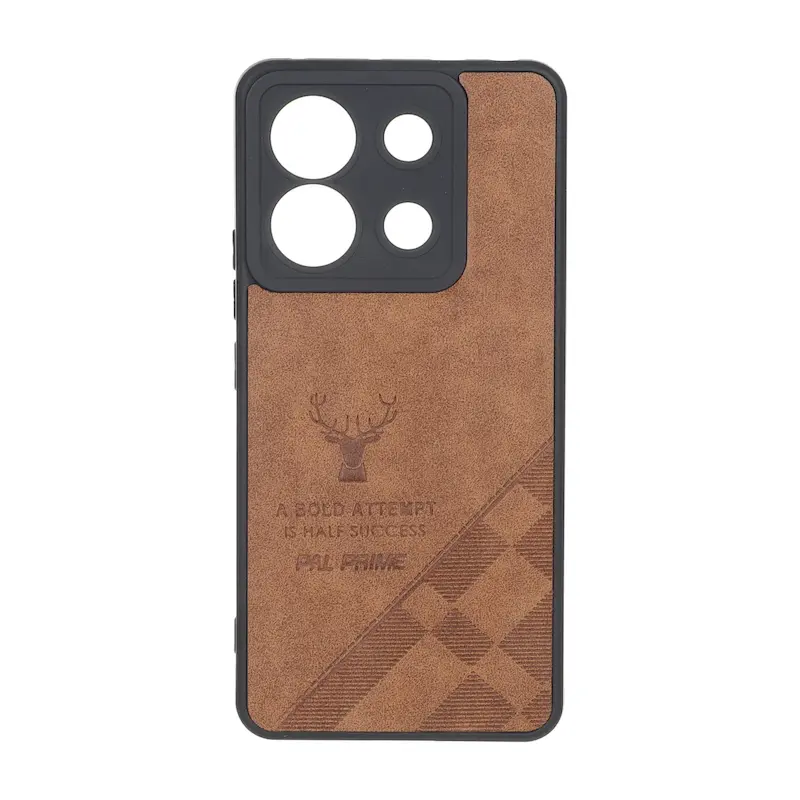 قاب گوشی Redmi Note 13 Pro 5G - Poco X6 شیائومی چرمی ساده ژله ای محافظ لنزدار PAL Prime کد 159612