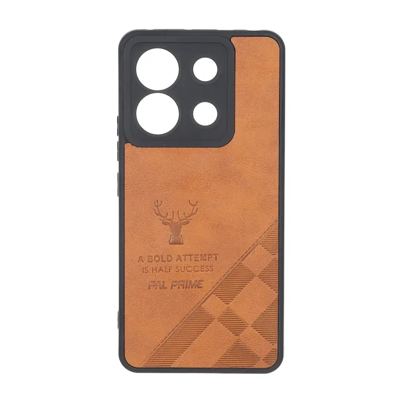 قاب گوشی Redmi Note 13 Pro 5G - Poco X6 شیائومی چرمی ساده ژله ای محافظ لنزدار PAL Prime کد 159614