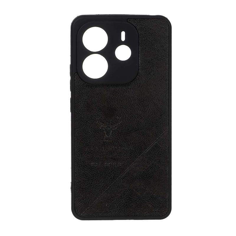قاب گوشی Redmi Note 14 4G شیائومی چرمی ساده ژله ای محافظ لنزدار PAL Prime کد 159625
