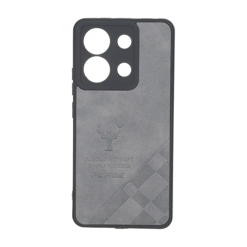 قاب گوشی Redmi Note 13 4G شیائومی چرمی ساده ژله ای محافظ لنزدار PAL Prime کد 159630