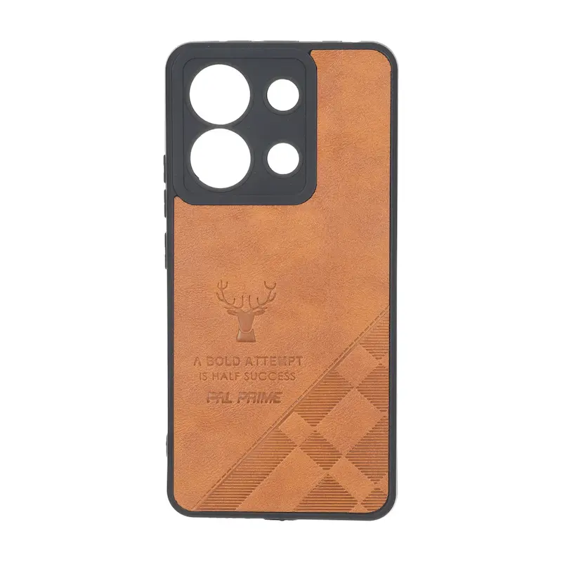 قاب گوشی Redmi Note 13 4G شیائومی چرمی ساده ژله ای محافظ لنزدار PAL Prime کد 159631