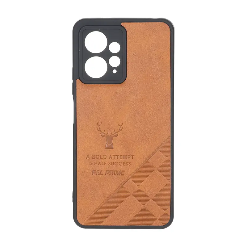 قاب گوشی Redmi Note 12 4G شیائومی چرمی ساده ژله ای محافظ لنزدار PAL Prime کد 159635