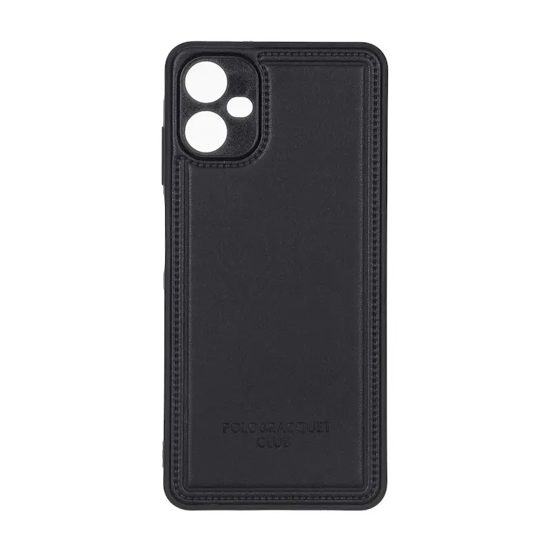 قاب گوشی Galaxy A06 سامسونگ اورجینال POLO پولو چرمی طرح دوخت محافظ لنزدار کد 159641