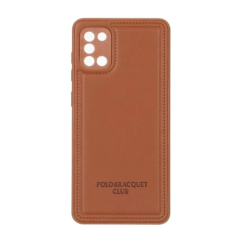 قاب گوشی Galaxy A31 سامسونگ اورجینال POLO پولو چرمی طرح دوخت محافظ لنزدار کد 159659