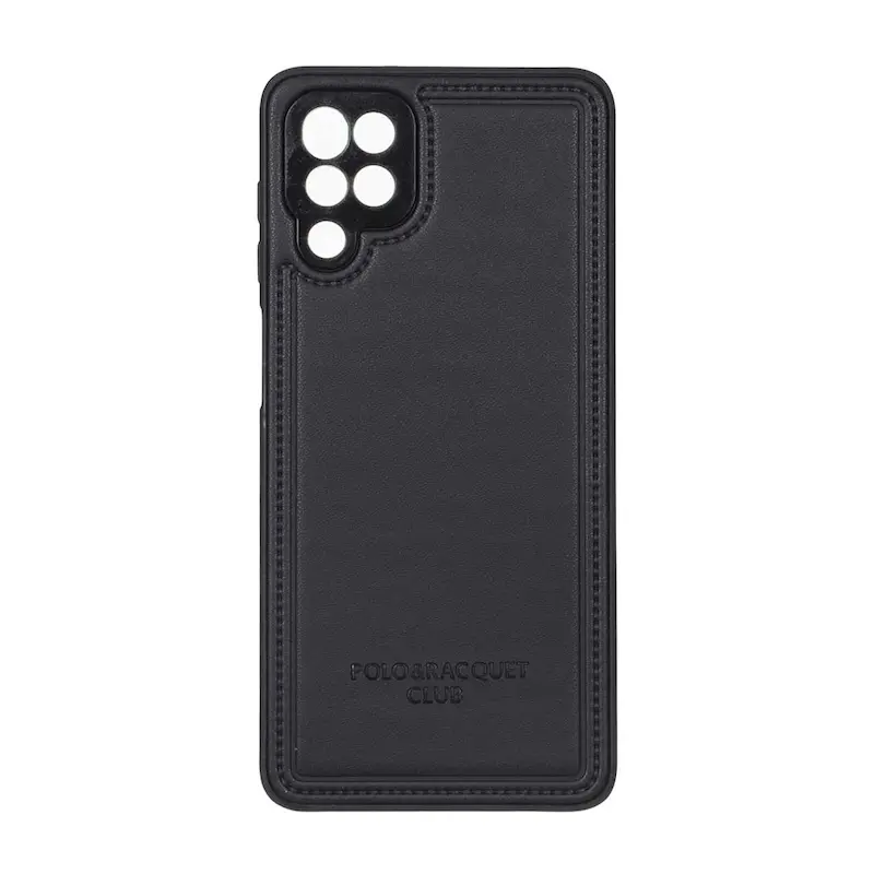 قاب گوشی Galaxy A12 - M12 سامسونگ اورجینال POLO پولو چرمی طرح دوخت محافظ لنزدار کد 159664