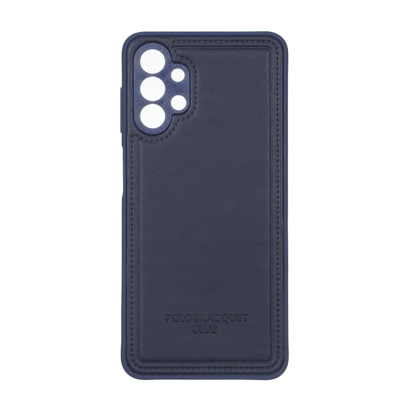 قاب گوشی Galaxy A13 4G سامسونگ اورجینال POLO پولو چرمی طرح دوخت محافظ لنزدار کد 159669