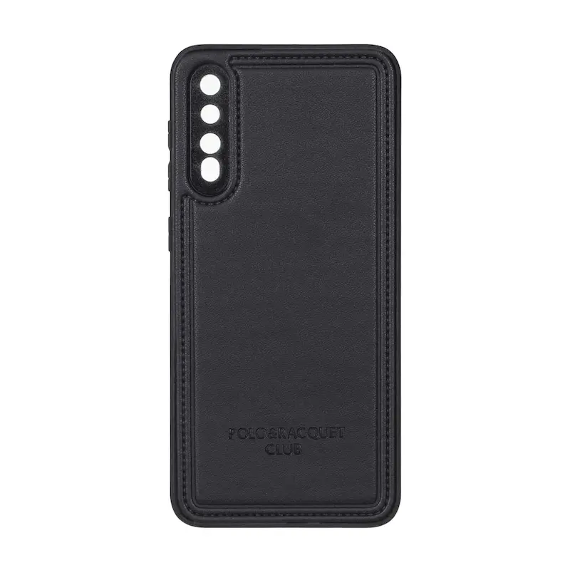 قاب گوشی Galaxy A30S - A50S - A50 سامسونگ اورجینال POLO پولو چرمی طرح دوخت محافظ لنزدار کد 159676