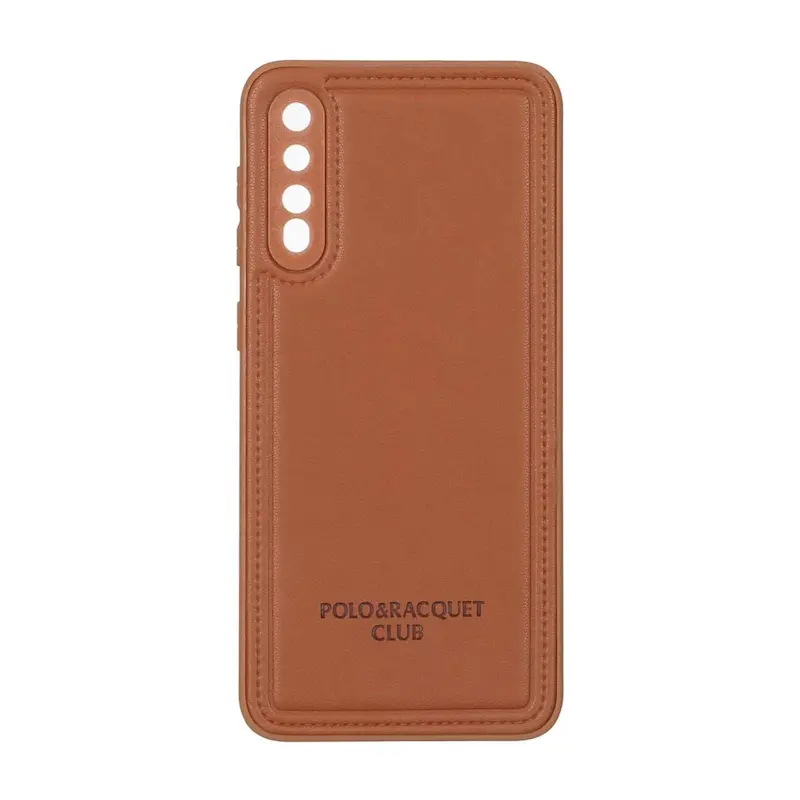 قاب گوشی Galaxy A30S - A50S - A50 سامسونگ اورجینال POLO پولو چرمی طرح دوخت محافظ لنزدار کد 159679