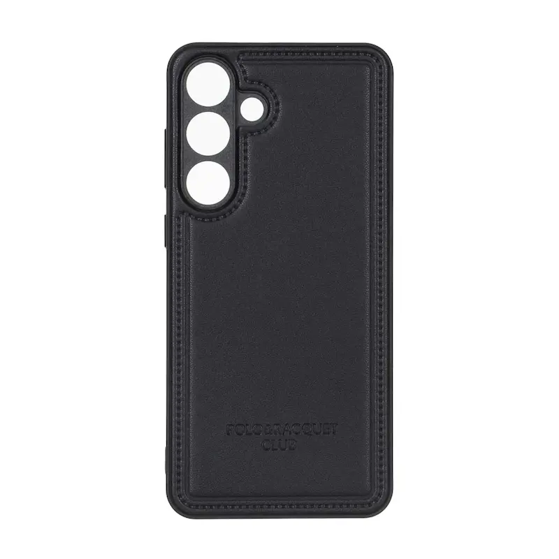 قاب گوشی Galaxy S25 FE سامسونگ اورجینال POLO پولو چرمی طرح دوخت محافظ لنزدار کد 159680