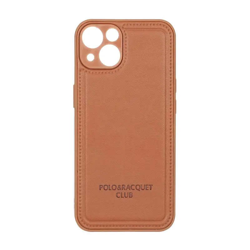 قاب گوشی iPhone 13 آیفون اورجینال POLO پولو چرمی طرح دوخت محافظ لنزدار کد 159684