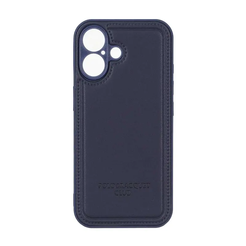 قاب گوشی iPhone 16 آیفون اورجینال POLO پولو چرمی طرح دوخت محافظ لنزدار کد 159689