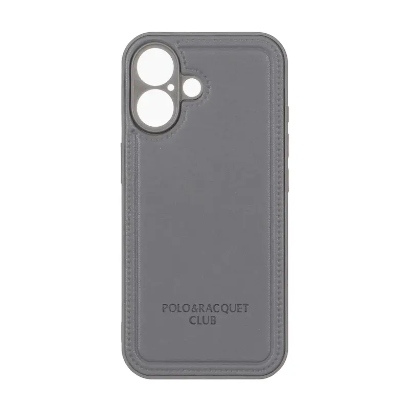 قاب گوشی iPhone 16 آیفون اورجینال POLO پولو چرمی طرح دوخت محافظ لنزدار کد 159690