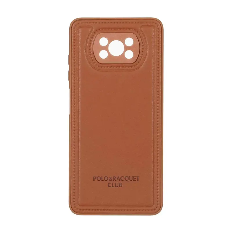 قاب گوشی Poco X3 - Poco X3 Pro شیائومی اورجینال POLO پولو چرمی طرح دوخت محافظ لنزدار کد 159695
