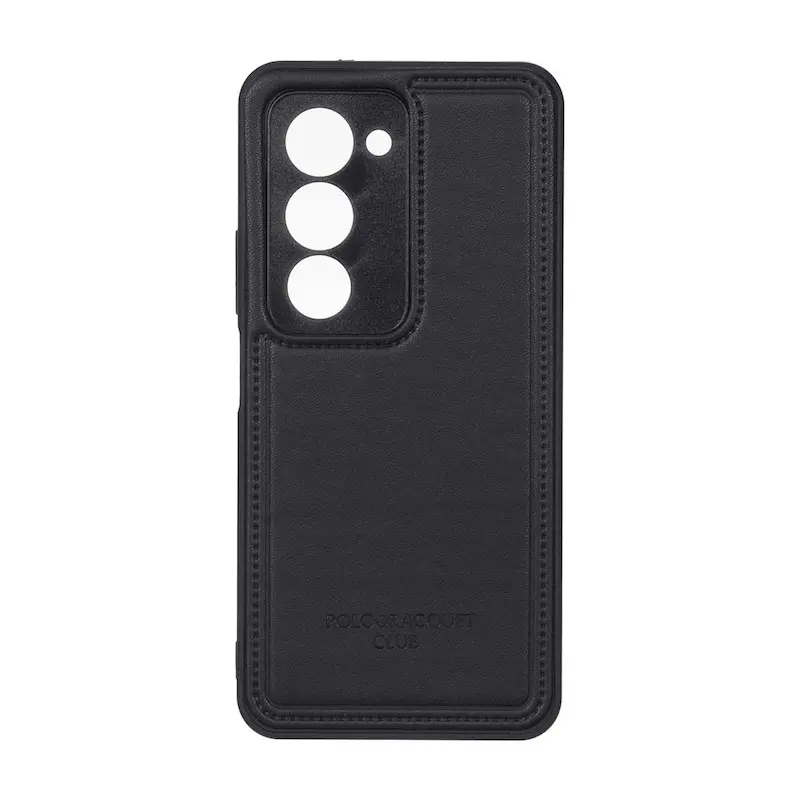 قاب گوشی Redmi 15 4G شیائومی اورجینال POLO پولو چرمی طرح دوخت محافظ لنزدار کد 159700