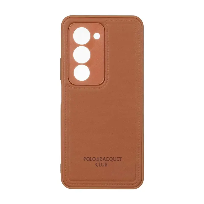 قاب گوشی Redmi 15 4G شیائومی اورجینال POLO پولو چرمی طرح دوخت محافظ لنزدار کد 159703