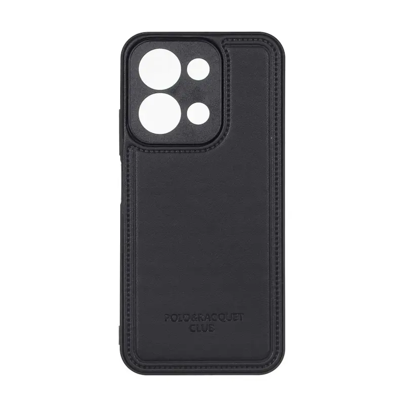 قاب گوشی Redmi 15C - Poco C85 شیائومی اورجینال POLO پولو چرمی طرح دوخت محافظ لنزدار کد 159704