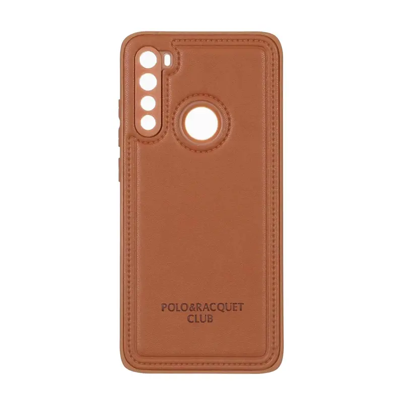 قاب گوشی Redmi Note 8 - Redmi Note 8 2021 شیائومی اورجینال POLO پولو چرمی طرح دوخت محافظ لنزدار کد 159714