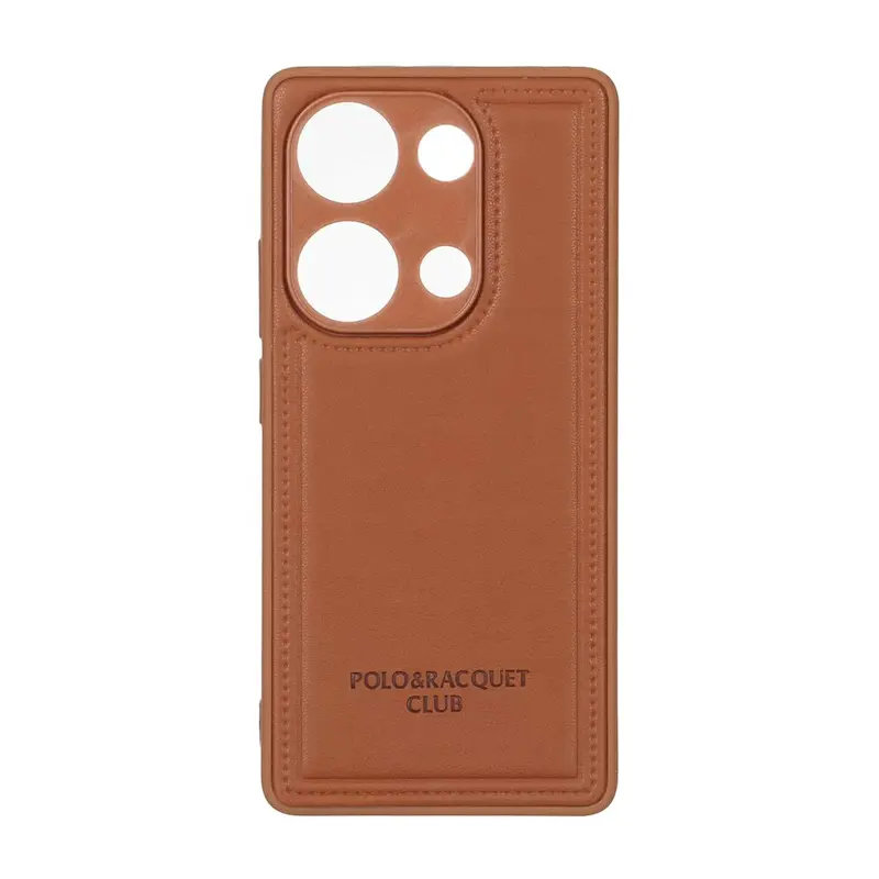 قاب گوشی Redmi Note 13 Pro 4G - Poco M6 Pro 4G شیائومی اورجینال POLO پولو چرمی طرح دوخت محافظ لنزدار کد 159722