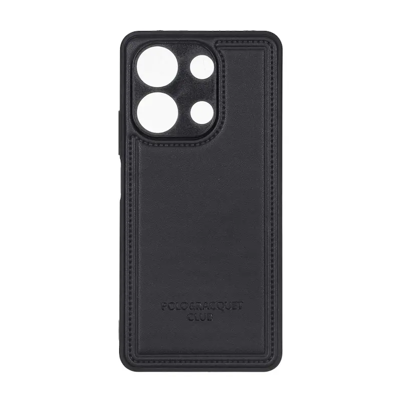 قاب گوشی Redmi Note 13 4G شیائومی اورجینال POLO پولو چرمی طرح دوخت محافظ لنزدار کد 159723