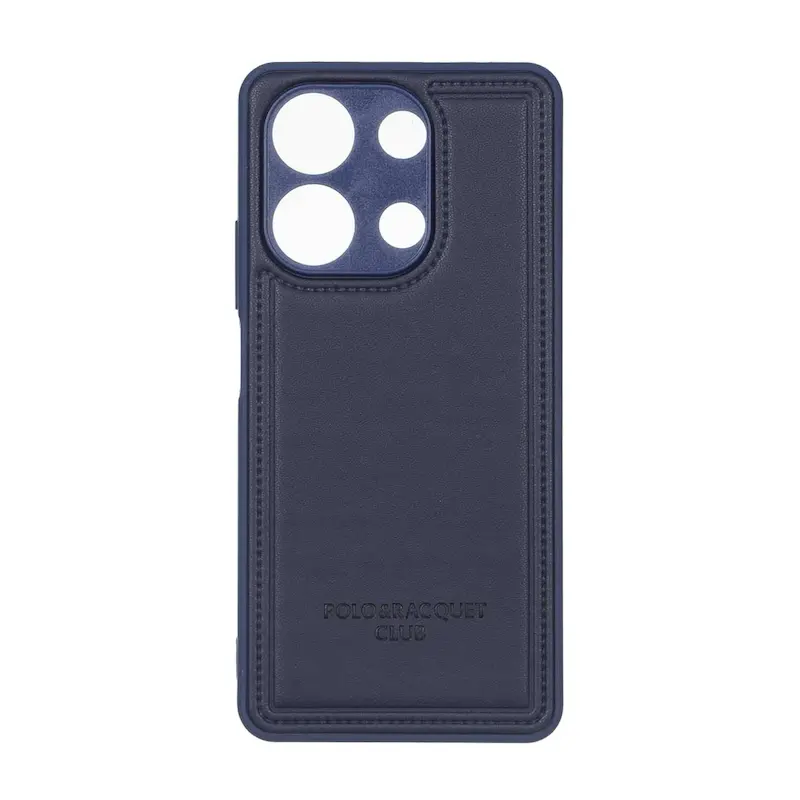 قاب گوشی Redmi Note 13 4G شیائومی اورجینال POLO پولو چرمی طرح دوخت محافظ لنزدار کد 159724