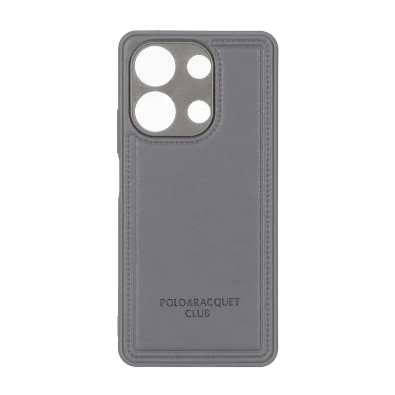 قاب گوشی Redmi Note 13 4G شیائومی اورجینال POLO پولو چرمی طرح دوخت محافظ لنزدار کد 159725