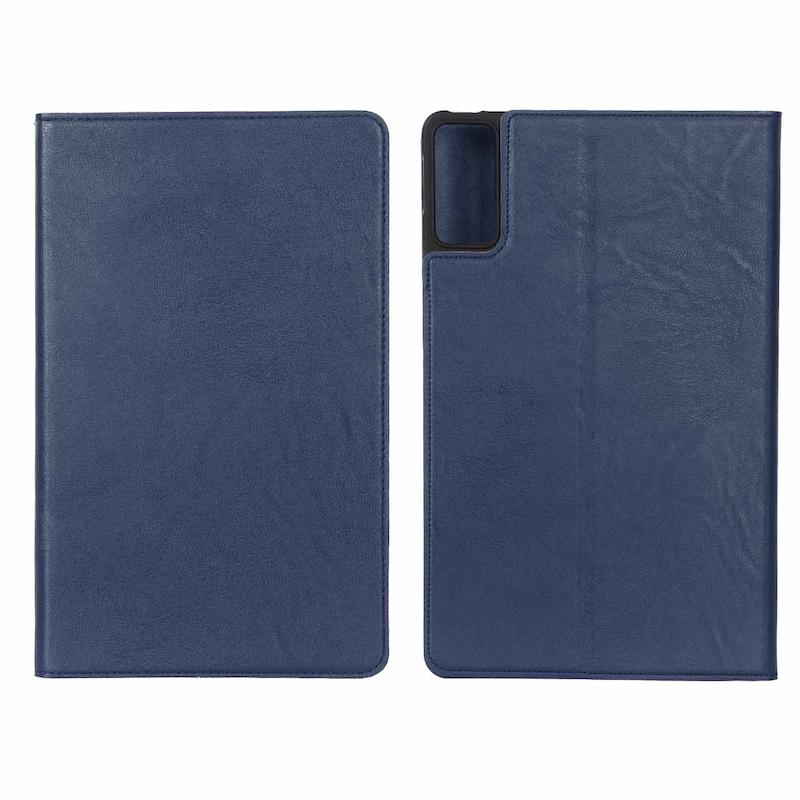 کیف کلاسوری تبلت Redmi PAD SE شیائومی طرح چرمی سرمه ای کد 99533