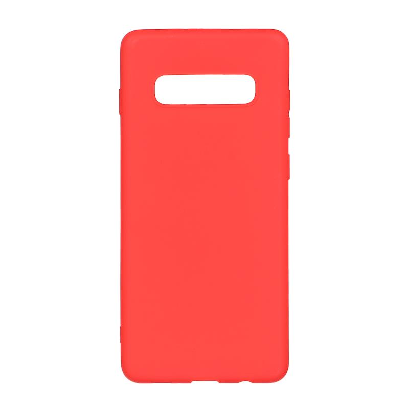 قاب گوشی Galaxy S10 Plus سامسونگ ژله ای قرمز کد 99543