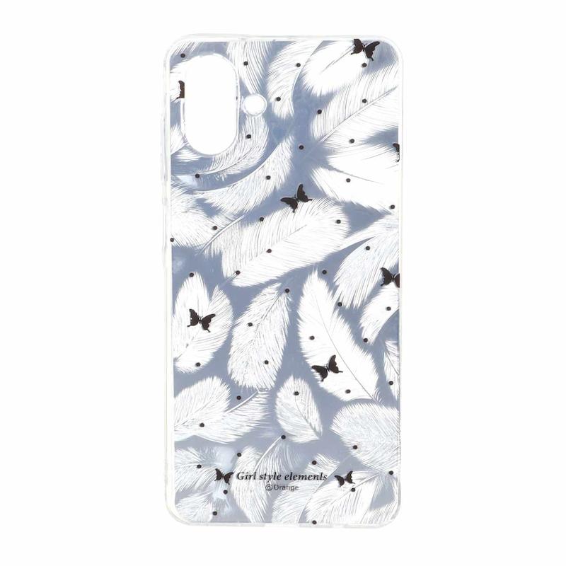 قاب گوشی Galaxy A07 سامسونگ IMD لیزری لاکچری سخت HARD طرح پروانه کیوت کد 99657