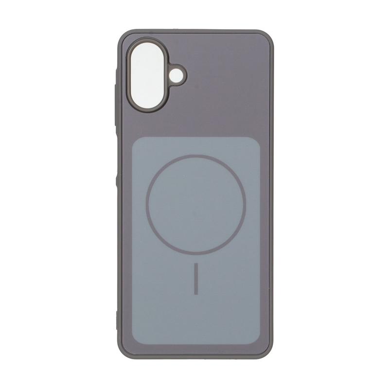 قاب گوشی Galaxy A07 سامسونگ مات مستطیلی طرح مگ سیف سری 17 خاکستری کد 99672