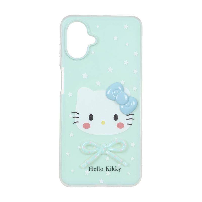 قاب گوشی Galaxy A07 سامسونگ پاستیلی مات دوتیکه فانتزی SO CUTE طرح کیتی کیوت سبز کد 99693