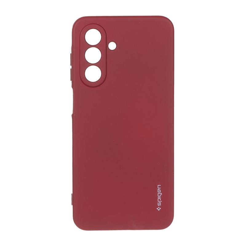 قاب گوشی Galaxy A17 سامسونگ سیلیکونی ژله ای PC برند SPIGEN اسپیگن زرشکی کد 99738