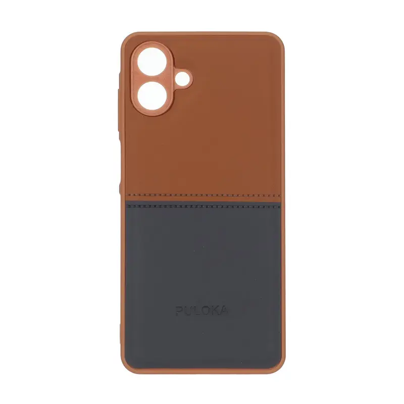 قاب گوشی Galaxy A07 سامسونگ اورجینال Puloka پولوکا طرح جیر دو تکه دوخت دار محافظ لنزدار کد 159738