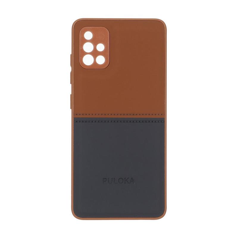 قاب گوشی Galaxy A51 سامسونگ اورجینال Puloka پولوکا طرح جیر دو تکه دوخت دار محافظ لنزدار کد 159754
