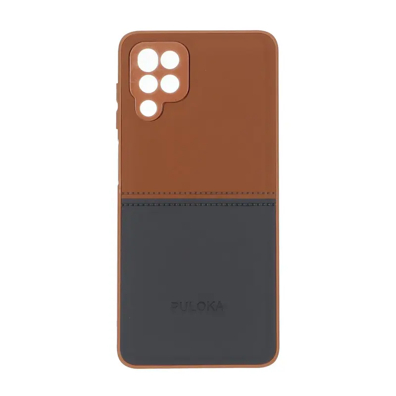 قاب گوشی Galaxy A12 - M12 سامسونگ اورجینال Puloka پولوکا طرح جیر دو تکه دوخت دار محافظ لنزدار کد 159758