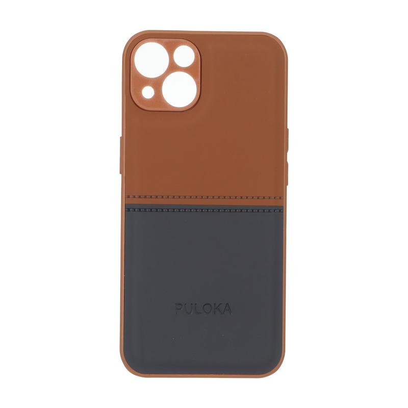 قاب گوشی iPhone 13 آیفون اورجینال Puloka پولوکا طرح جیر دو تکه دوخت دار محافظ لنزدار کد 159778