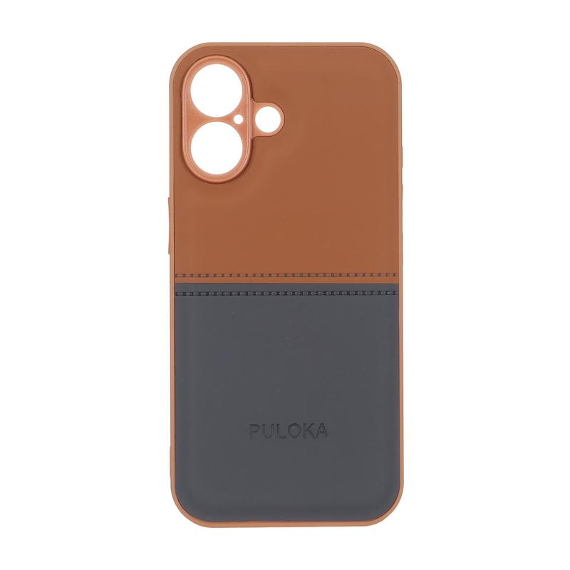 قاب گوشی iPhone 16 آیفون اورجینال Puloka پولوکا طرح جیر دو تکه دوخت دار محافظ لنزدار کد 159782