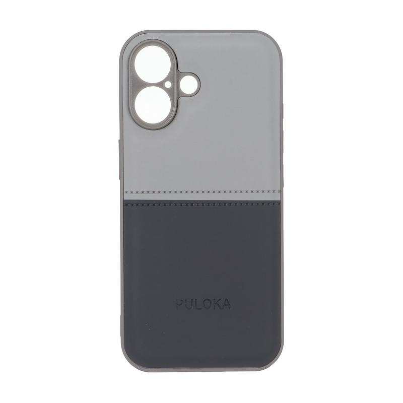 قاب گوشی iPhone 16 آیفون اورجینال Puloka پولوکا طرح جیر دو تکه دوخت دار محافظ لنزدار کد 159784