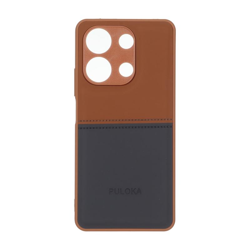 قاب گوشی Redmi Note 13 4G شیائومی اورجینال Puloka پولوکا طرح جیر دو تکه دوخت دار محافظ لنزدار کد 159818
