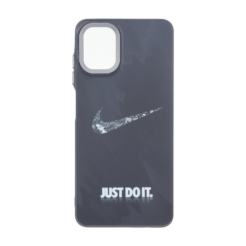 قاب گوشی Galaxy A06 سامسونگ لنز کربن مات فانتزی چاپ درجه یک سخت طرح NIKE کد 160423