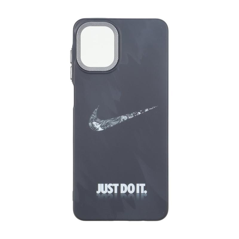 قاب گوشی Galaxy A07 سامسونگ لنز کربن مات فانتزی چاپ درجه یک سخت طرح NIKE کد 160438