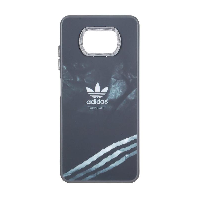 قاب گوشی Poco X3 - Poco X3 Pro شیائومی لنز کربن مات فانتزی چاپ درجه یک سخت طرح adidas کد 160491