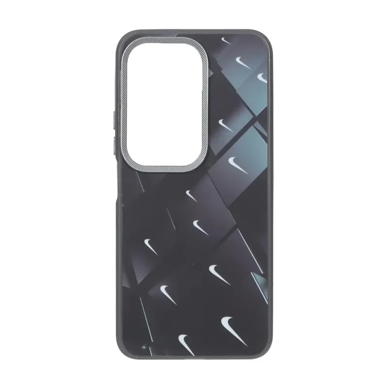 قاب گوشی Redmi 15 5G شیائومی لنز کربن مات فانتزی چاپ درجه یک سخت طرح NIKE کد 160493