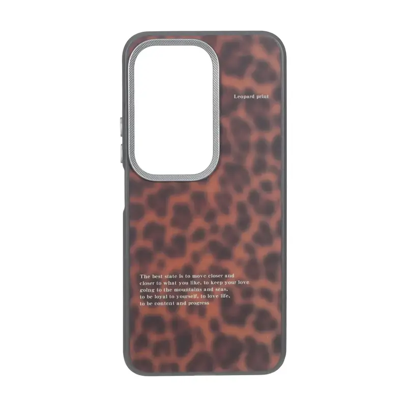 قاب گوشی Redmi 15 5G شیائومی لنز کربن مات فانتزی چاپ درجه یک سخت طرح پلنگی کد 160505